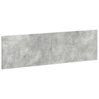 Hoofdbord wandmontage 180x50 cm betongrijs bewerkt hout
