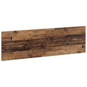 Hoofdeinde wandmontage 180x50 cm oud hout