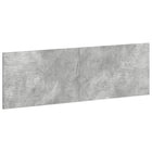 Hoofdbord 160x3x50 cm bewerkt hout betongrijs wandmontage