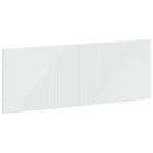 Hoofdeinde HAARLEM wit 140x3x50 cm bewerkt hout