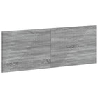 Hoofdbord wandmontage 140x3x50 cm grijs sonoma bewerkt hout
