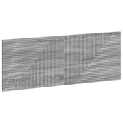 Hoofdbord wandmontage 140x3x50 cm grijs sonoma bewerkt hout