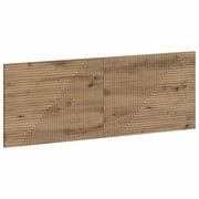 Hoofdeinde 140x50x3 cm bewerkt hout artisanaal eiken muurmontage