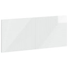 Hoofdbord HAARLEM 120 cm hoogglans wit