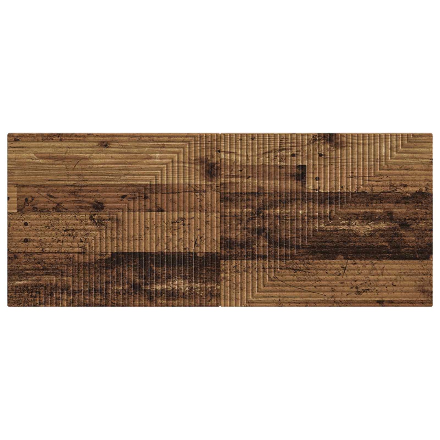 Wandgemonteerd Hoofdeinde HAARLEM Oud hout Bewerkt hout