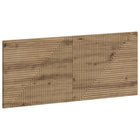 Hoofdeinde wandmontage 120x3x50 cm artisanaal eiken