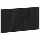 Hoofdbord HAARLEM 100x3x50 cm zwart bewerkt hout