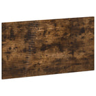 Hoofdbord wandmontage 100x3x50 cm gerookt eiken