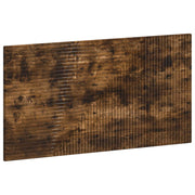 Hoofdbord wandmontage 100x3x50 cm gerookt eiken