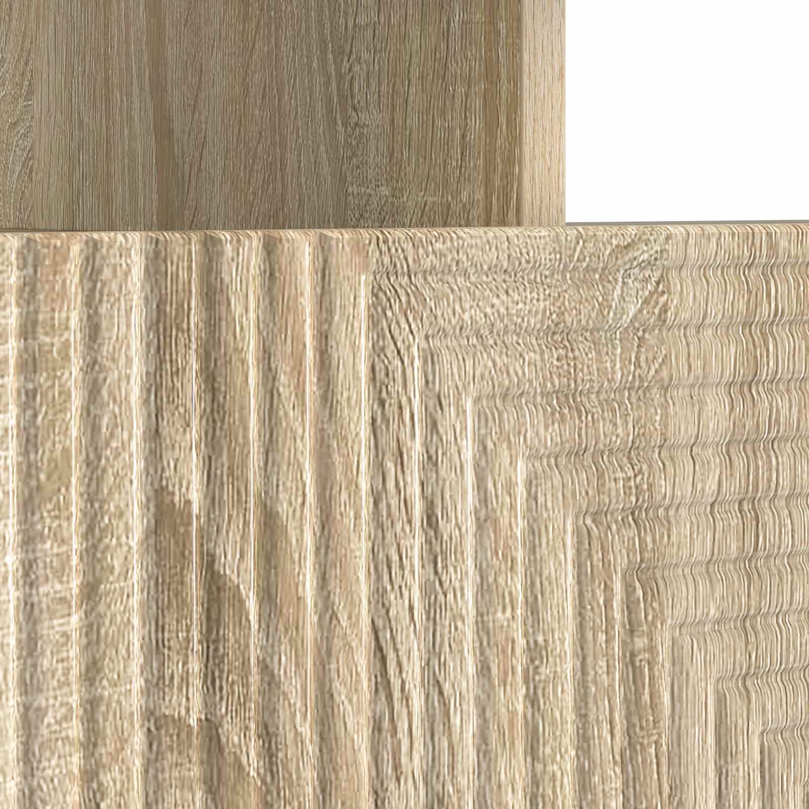 LED tv-meubel Sonoma Eiken Bewerkt hout
