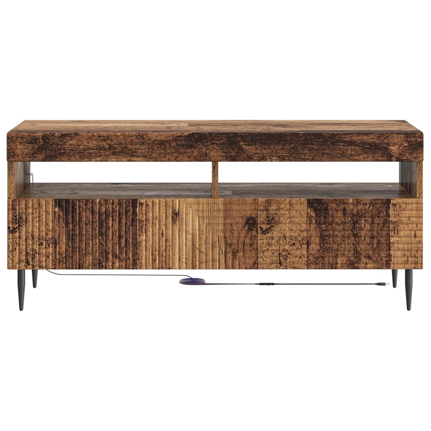 LED tv-meubel Oud hout Bewerkt hout