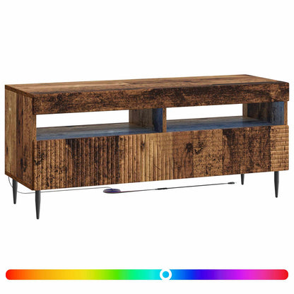 LED tv-meubel Oud hout Bewerkt hout