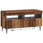 LED tv-meubel Oud hout Bewerkt hout