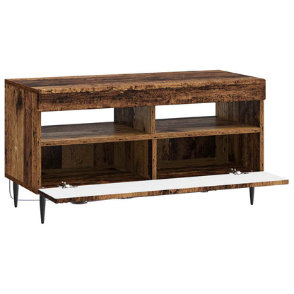 LED tv-meubel Oud hout Bewerkt hout