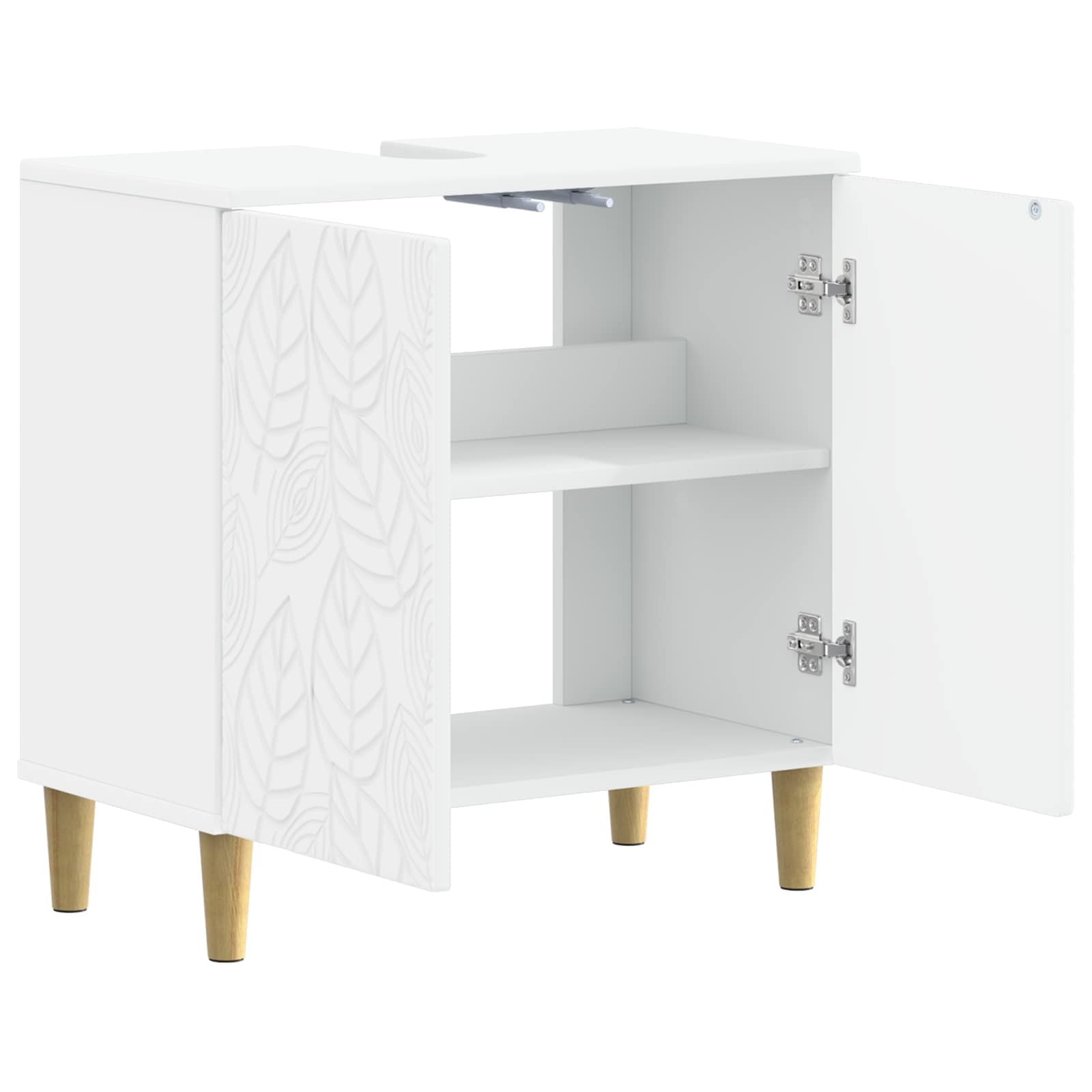 Badkamer wastafelkast DELFT Wit 59,5 x 31,5 x 59 cm
