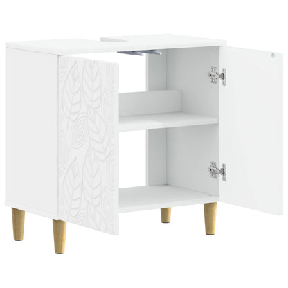 Badkamer wastafelkast DELFT Wit 59,5 x 31,5 x 59 cm