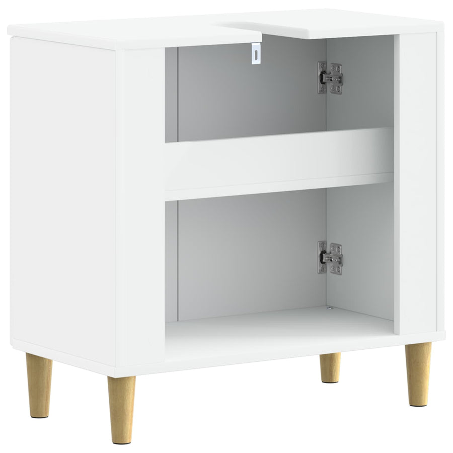 Badkamer wastafelkast DELFT Wit 59,5 x 31,5 x 59 cm