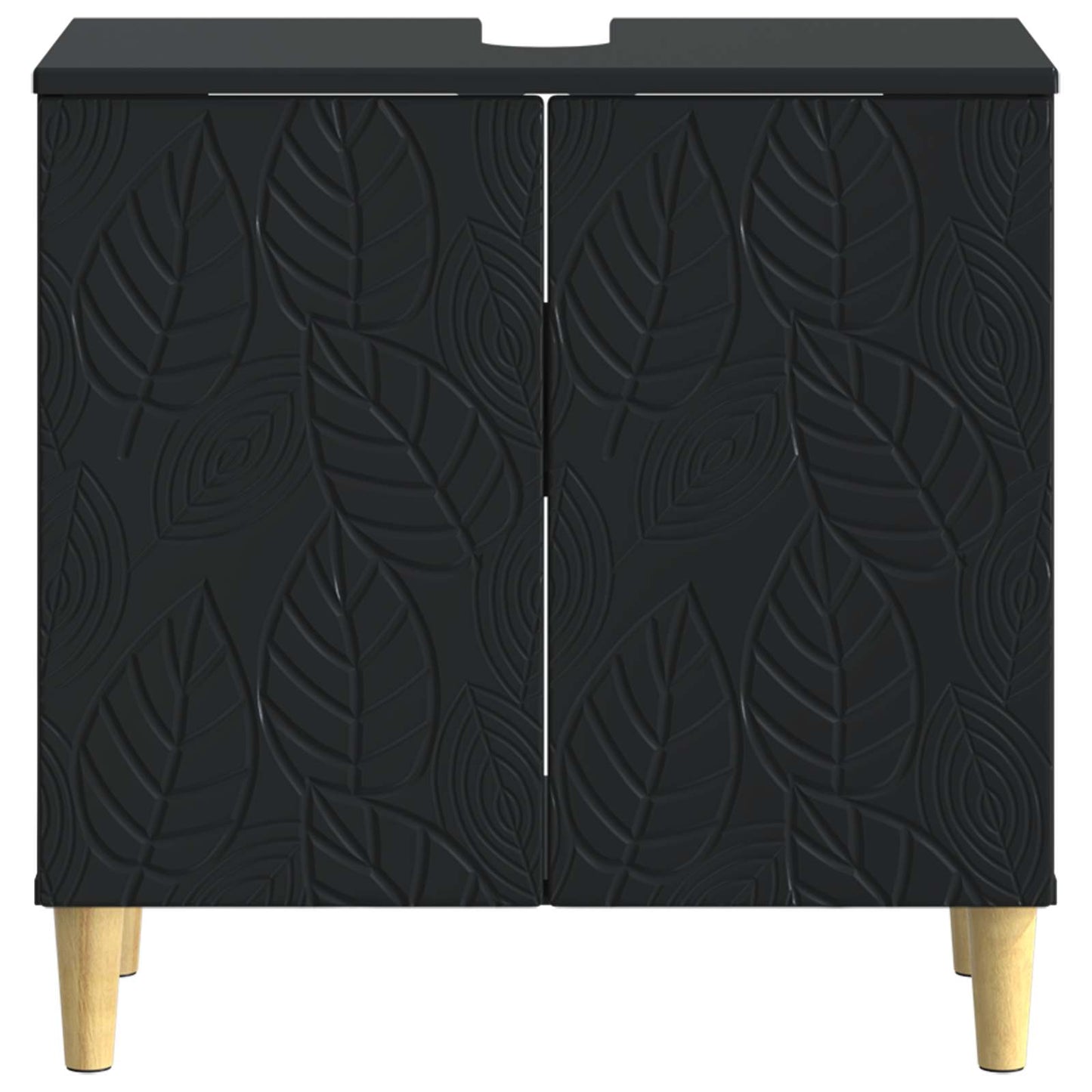 Badkamer wastafelkast DELFT Zwart 59,5 x 31,5 x 59 cm