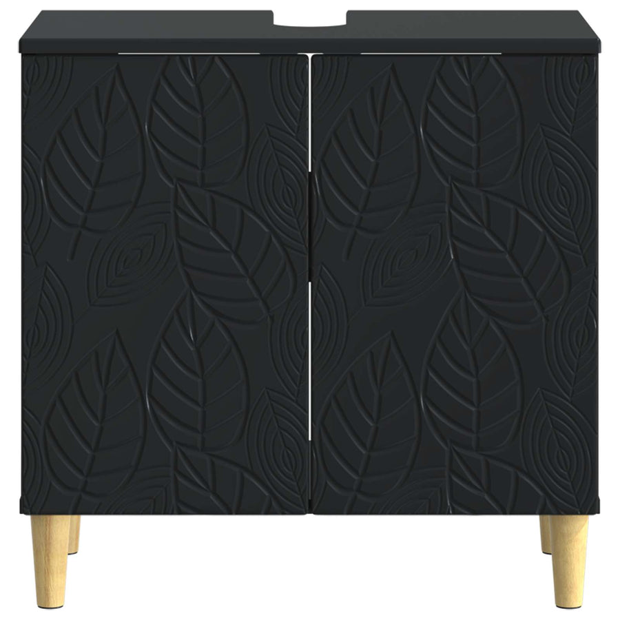 Badkamer wastafelkast DELFT Zwart 59,5 x 31,5 x 59 cm