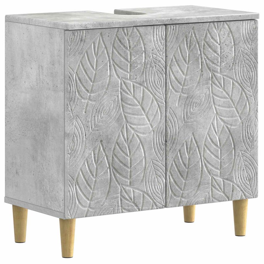 Badkamer wastafelkast DELFT Betongrijs 59,5 x 31,5 x 59 cm