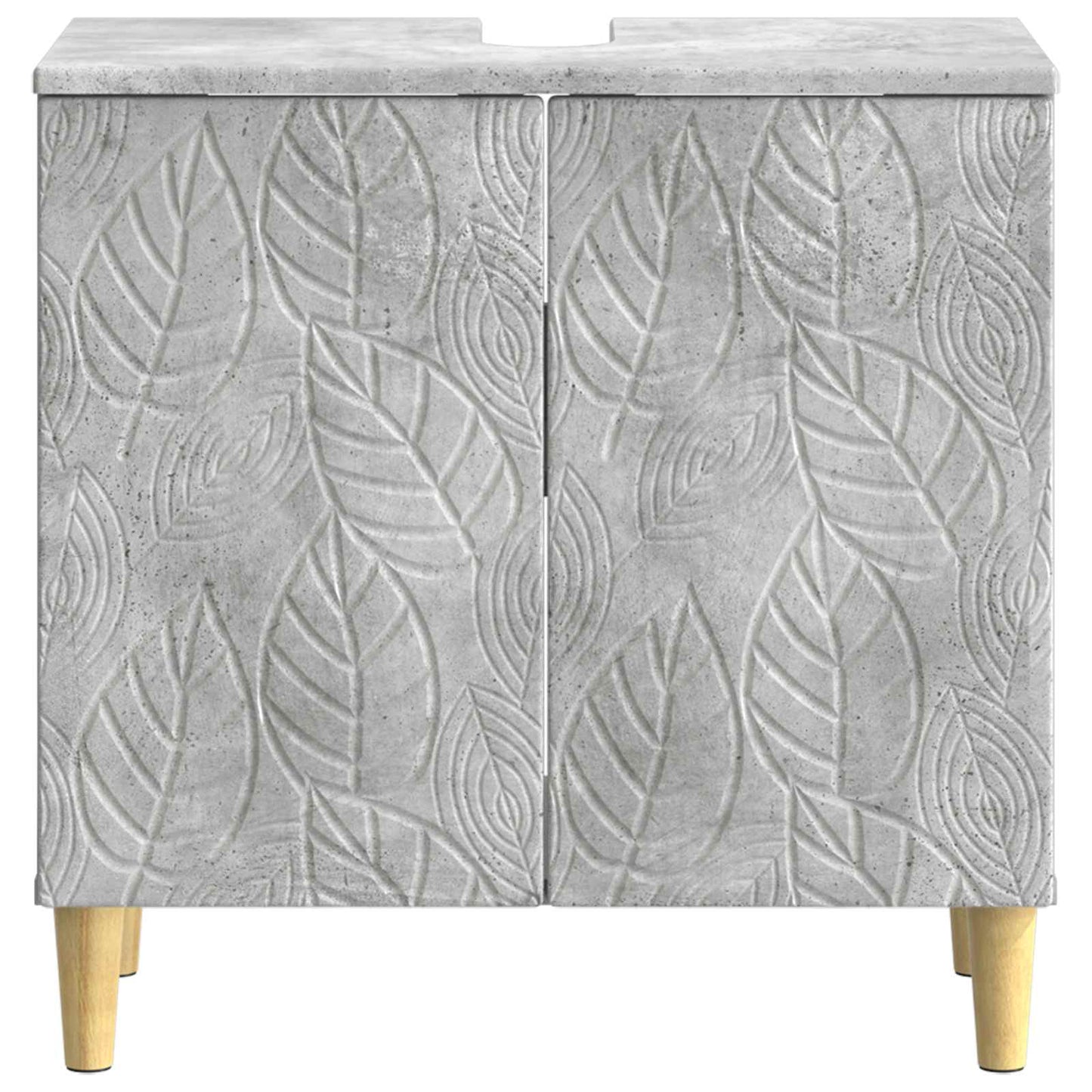Badkamer wastafelkast DELFT Betongrijs 59,5 x 31,5 x 59 cm