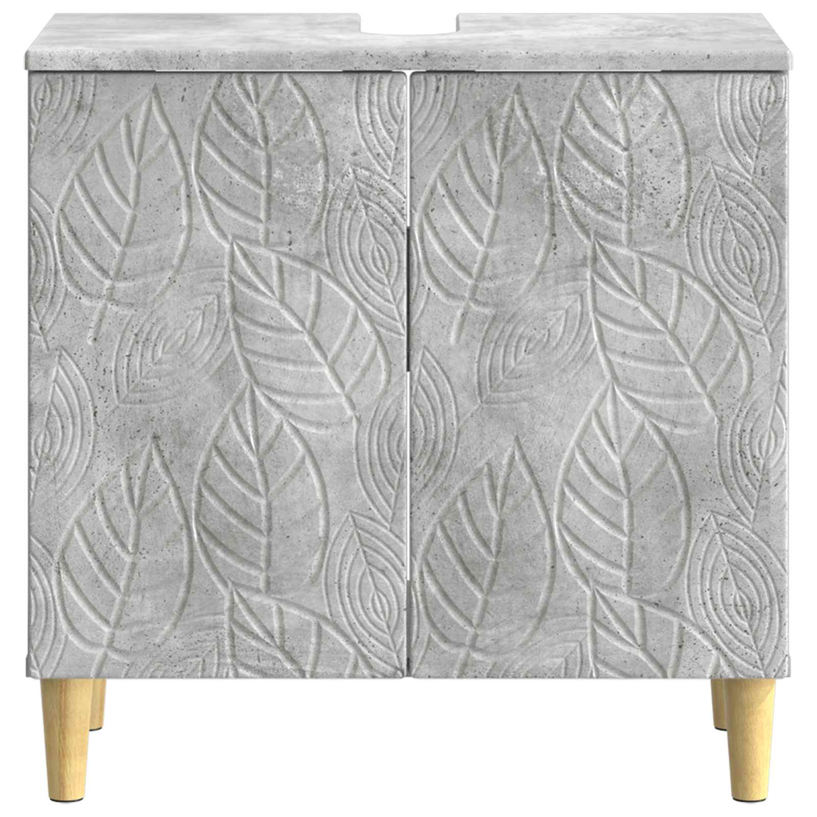 Badkamer wastafelkast DELFT Betongrijs 59,5 x 31,5 x 59 cm