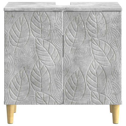 Badkamer wastafelkast DELFT Betongrijs 59,5 x 31,5 x 59 cm
