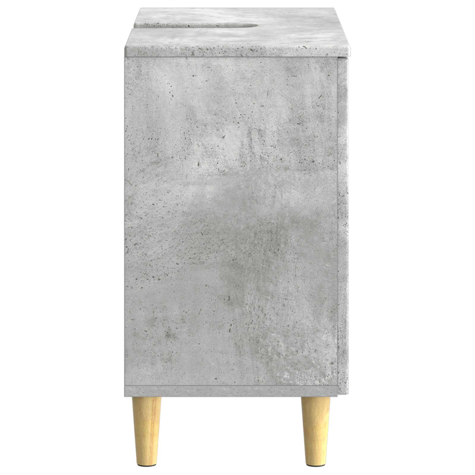 Badkamer wastafelkast DELFT Betongrijs 59,5 x 31,5 x 59 cm