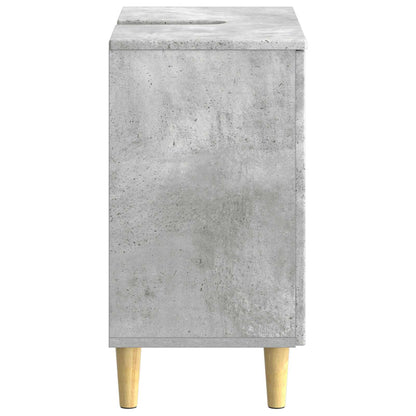 Badkamer wastafelkast DELFT Betongrijs 59,5 x 31,5 x 59 cm