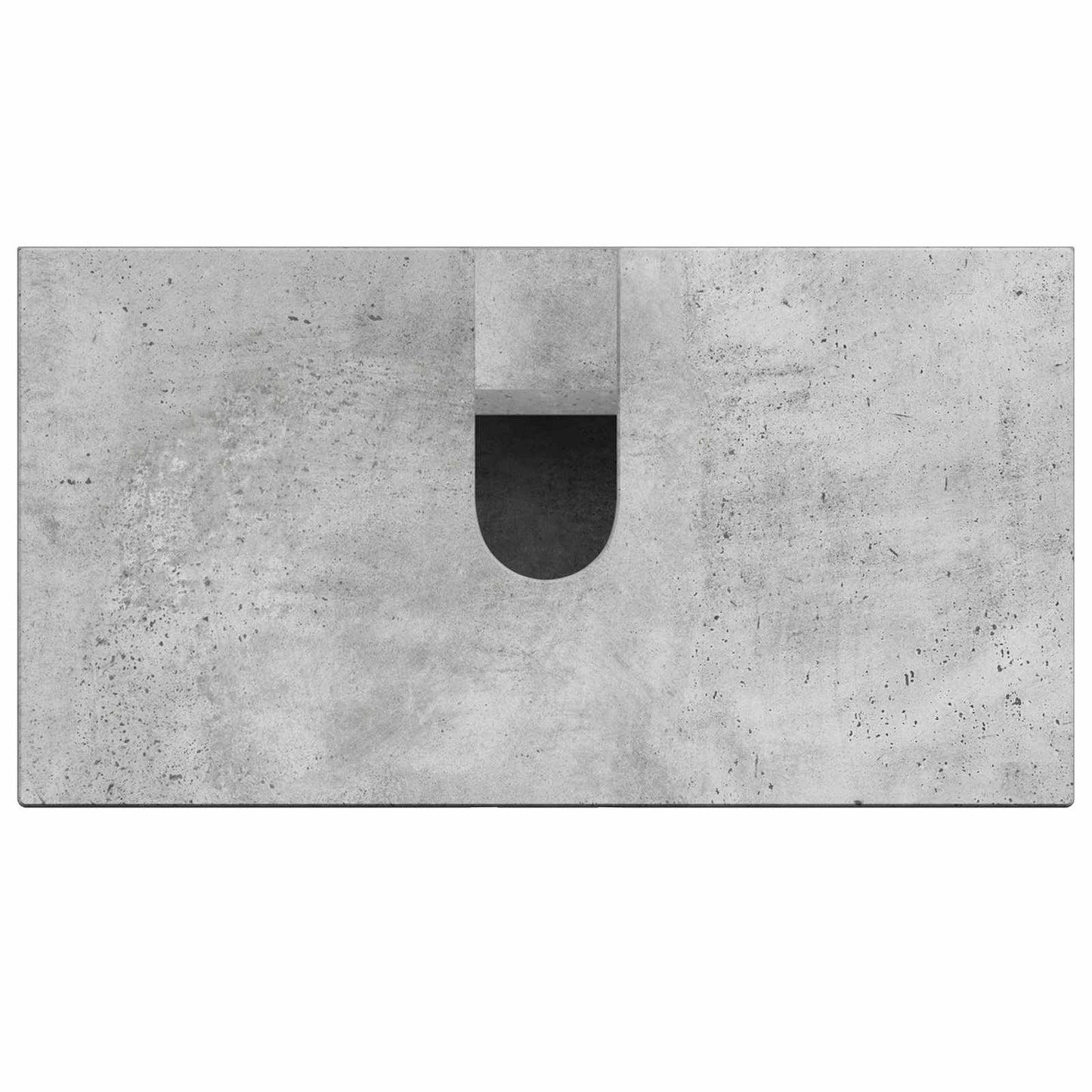 Badkamer wastafelkast DELFT Betongrijs 59,5 x 31,5 x 59 cm