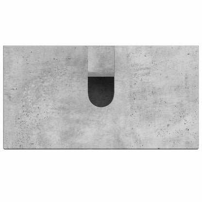 Badkamer wastafelkast DELFT Betongrijs 59,5 x 31,5 x 59 cm
