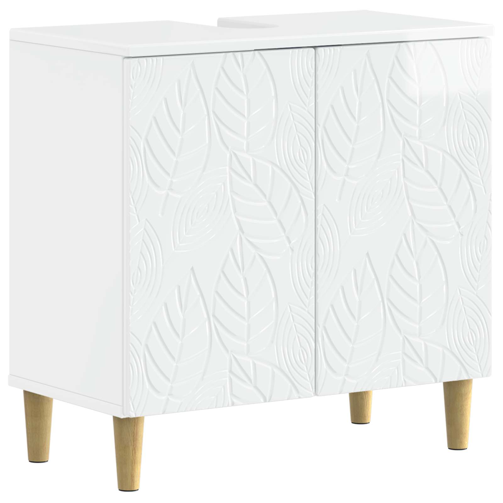 Badkamer wastafelkast DELFT Hoogglans Wit 59,5 x 31,5 x 59 cm