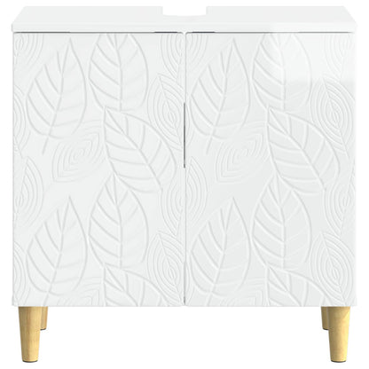 Badkamer wastafelkast DELFT Hoogglans Wit 59,5 x 31,5 x 59 cm