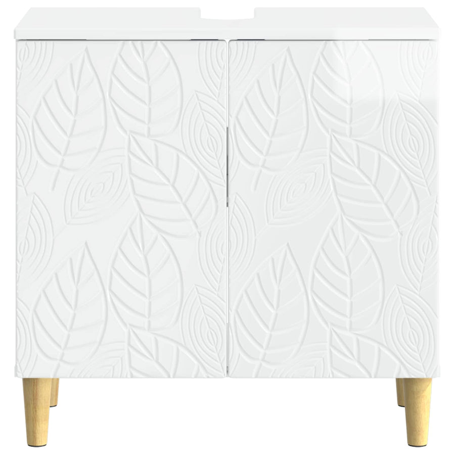 Badkamer wastafelkast DELFT Hoogglans Wit 59,5 x 31,5 x 59 cm