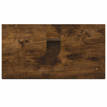 Badkamer wastafelkast DELFT Gerookt eiken 59,5 x 31,5 x 59 cm