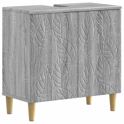 Badkamer wastafelkast DELFT Grijs Sonoma 59,5 x 31,5 x 59 cm