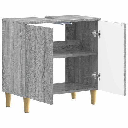 Badkamer wastafelkast DELFT Grijs Sonoma 59,5 x 31,5 x 59 cm