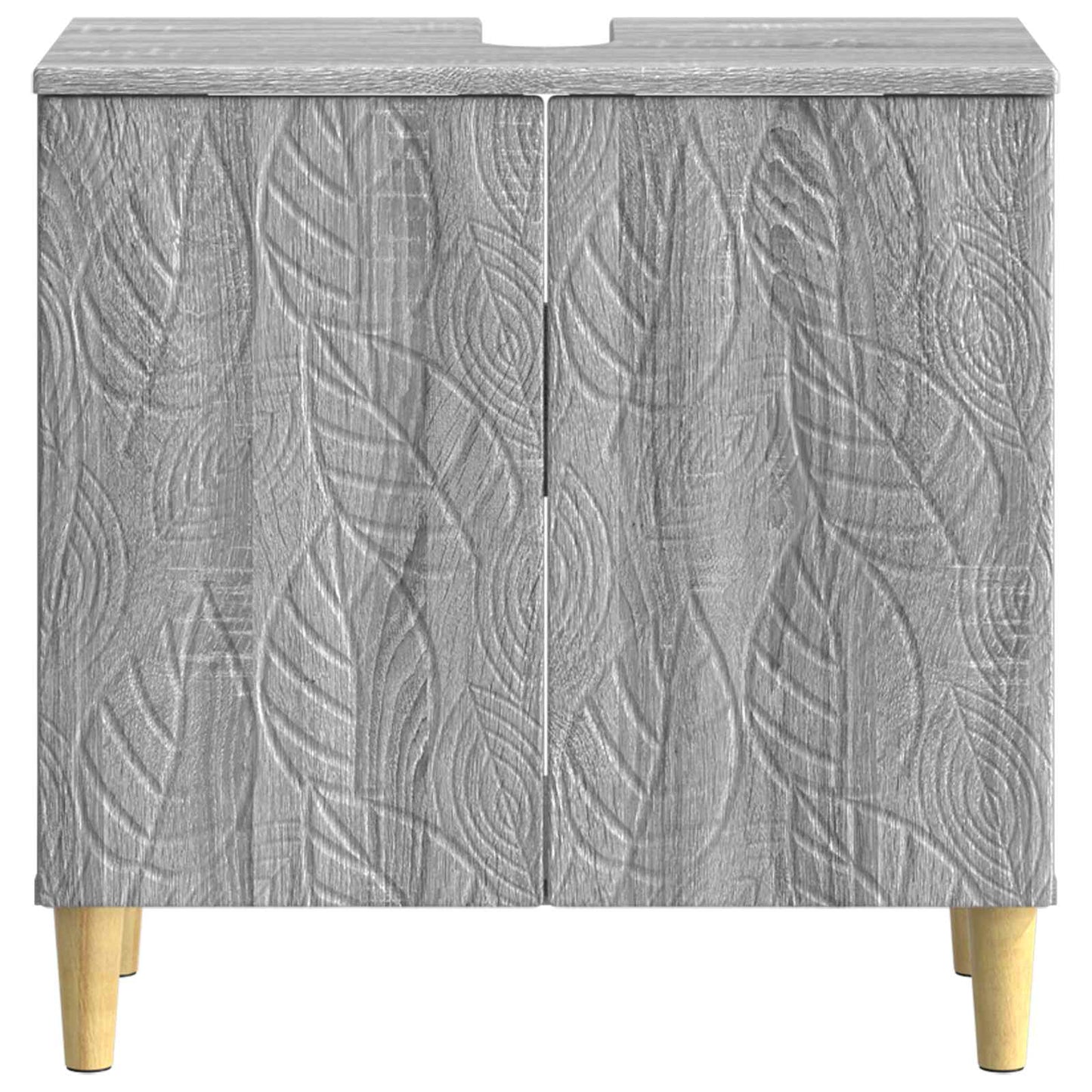 Badkamer wastafelkast DELFT Grijs Sonoma 59,5 x 31,5 x 59 cm
