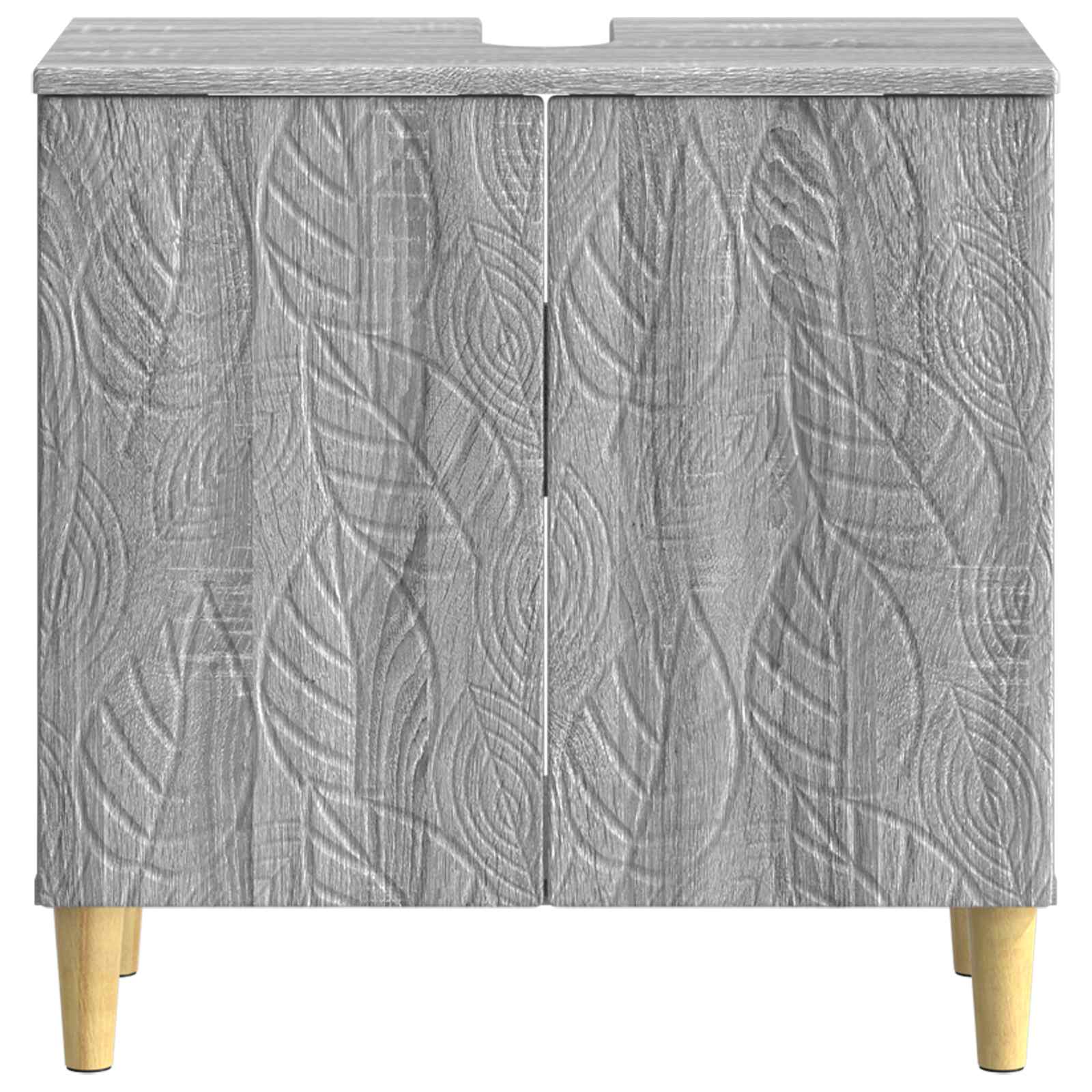 Badkamer wastafelkast DELFT Grijs Sonoma 59,5 x 31,5 x 59 cm