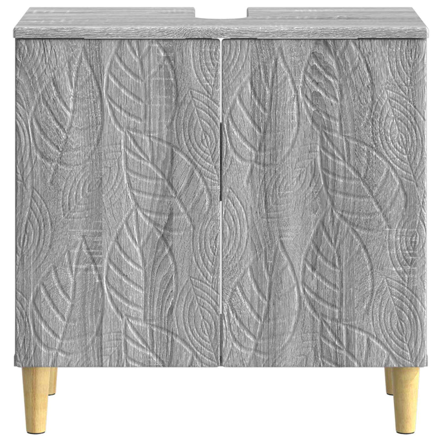 Badkamer wastafelkast DELFT Grijs Sonoma 59,5 x 31,5 x 59 cm