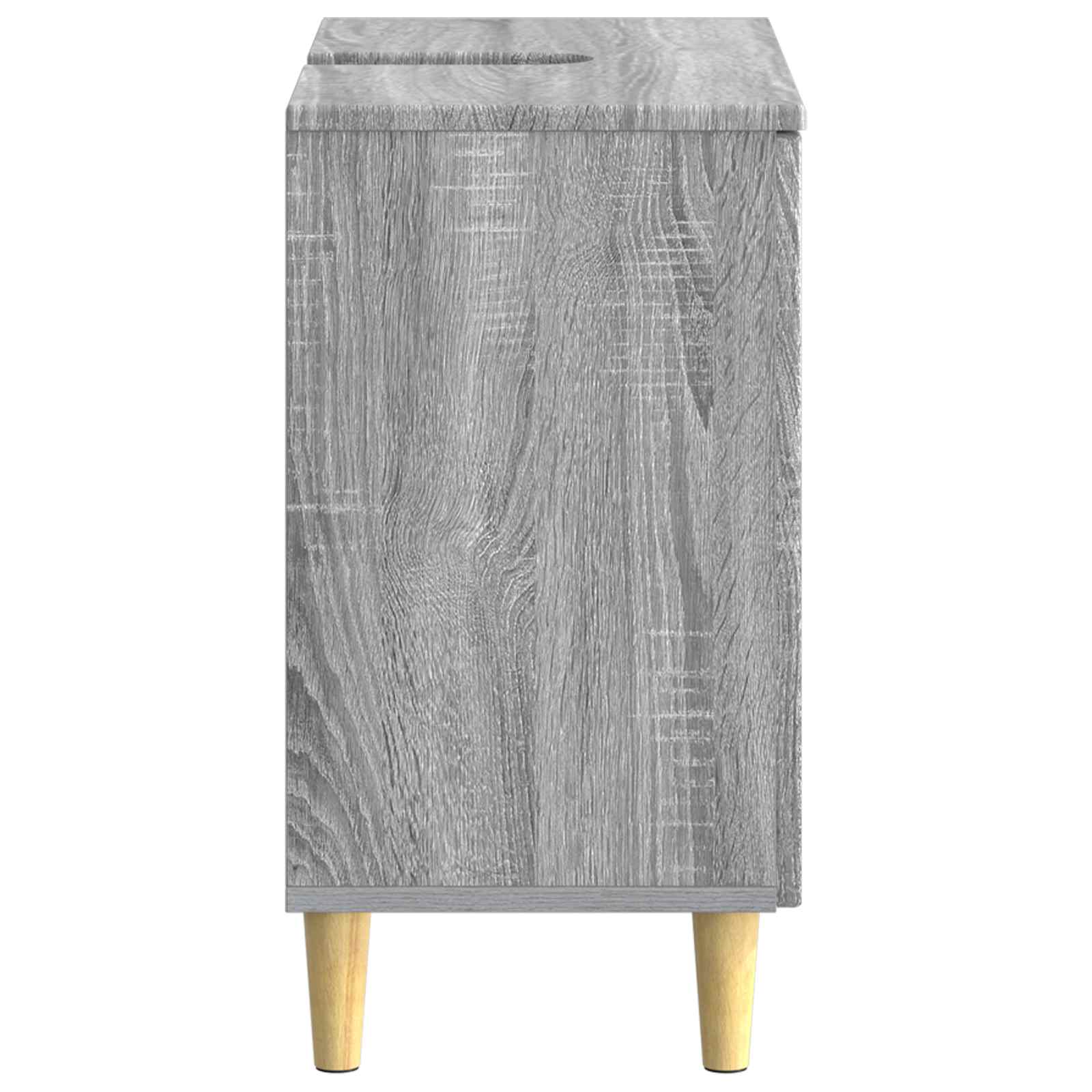 Badkamer wastafelkast DELFT Grijs Sonoma 59,5 x 31,5 x 59 cm