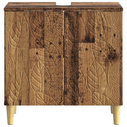 Badkamer wastafelkast DELFT Oud hout 59,5 x 31,5 x 59 cm