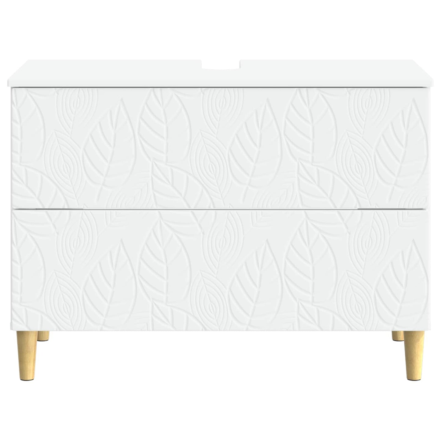 Badkamer wastafelkast DELFT Wit 82 x 41 x 59 cm Bewerkt hout