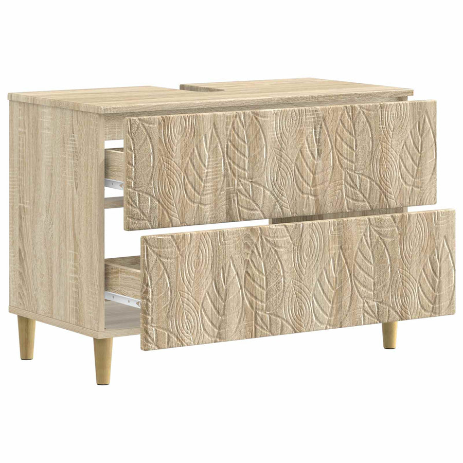 Badkamer wastafelkast DELFT Sonoma Eiken 82 x 41 x 59 cm