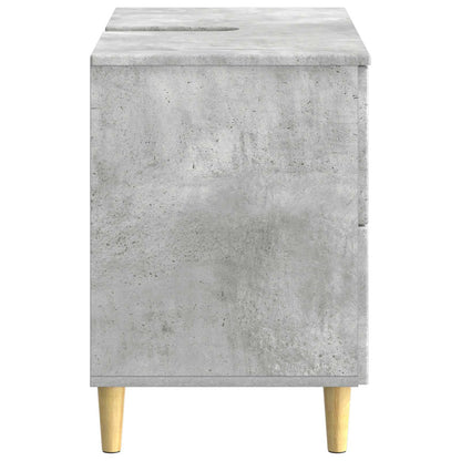 Badkamer wastafelkast DELFT Betongrijs 82 x 41 x 59 cm