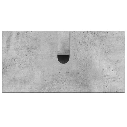 Badkamer wastafelkast DELFT Betongrijs 82 x 41 x 59 cm