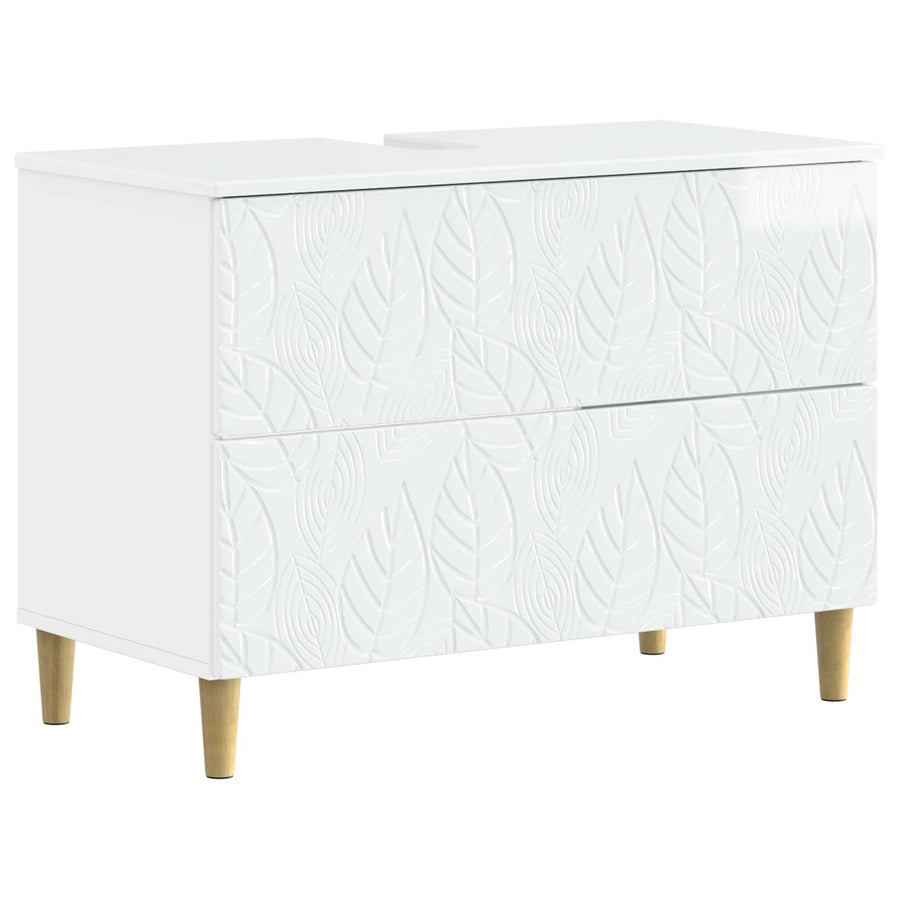 Badkamer wastafelkast DELFT Hoogglans Wit 82 x 41 x 59 cm