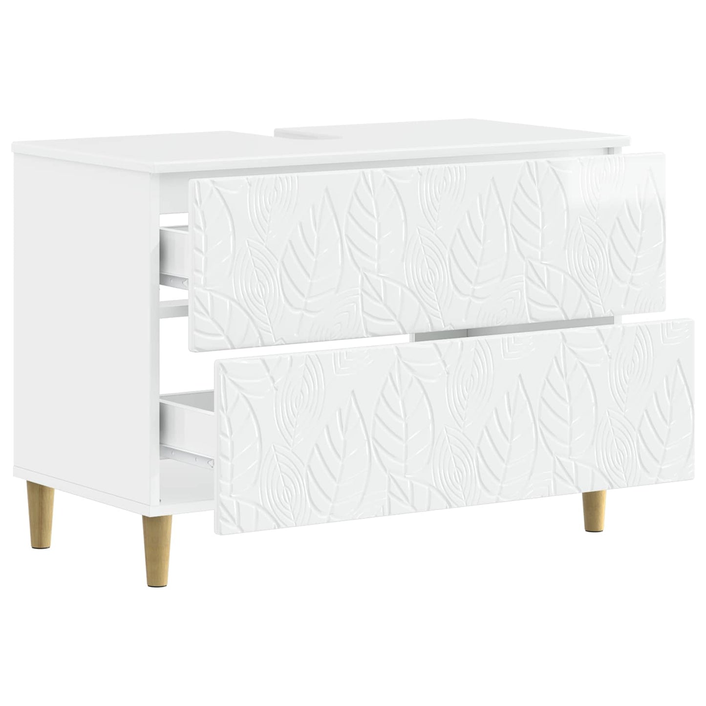 Badkamer wastafelkast DELFT Hoogglans Wit 82 x 41 x 59 cm