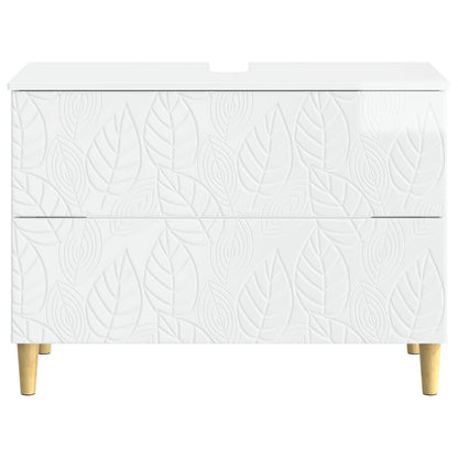 Badkamer wastafelkast DELFT Hoogglans Wit 82 x 41 x 59 cm