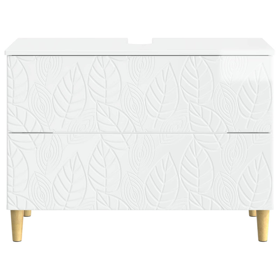 Badkamer wastafelkast DELFT Hoogglans Wit 82 x 41 x 59 cm